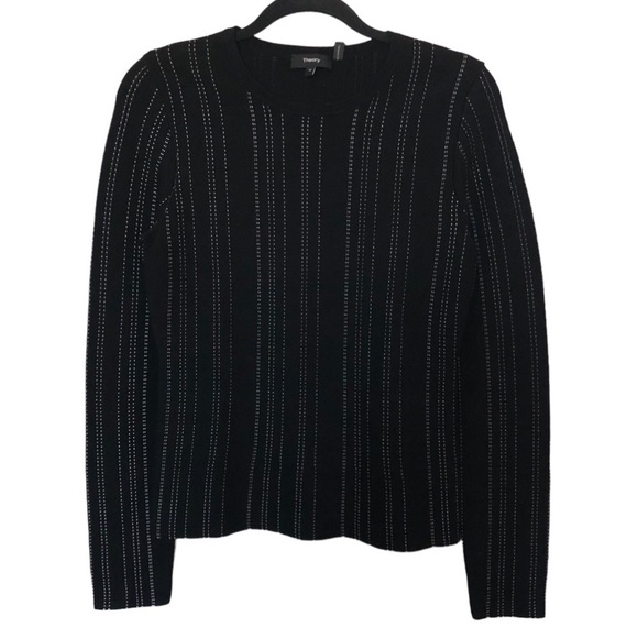 NWT Theory Slim Crewneck Sweater Pullover - Picture 6 of 6